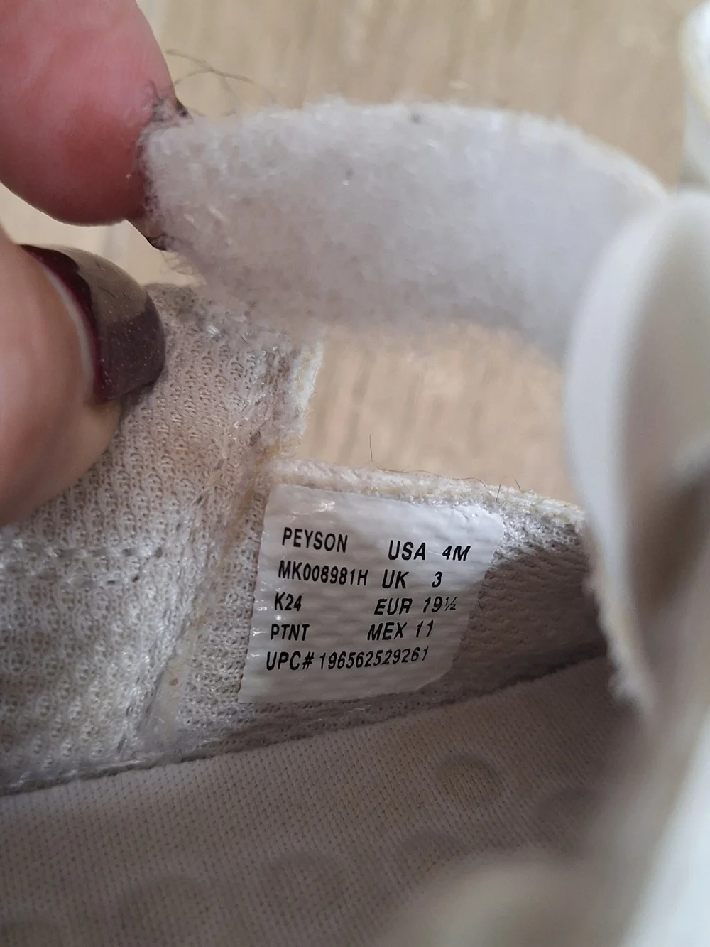 Munchkin by Stride Rite Peyson White Bow Mary Jane Shoes Toddler Girls Size 4M